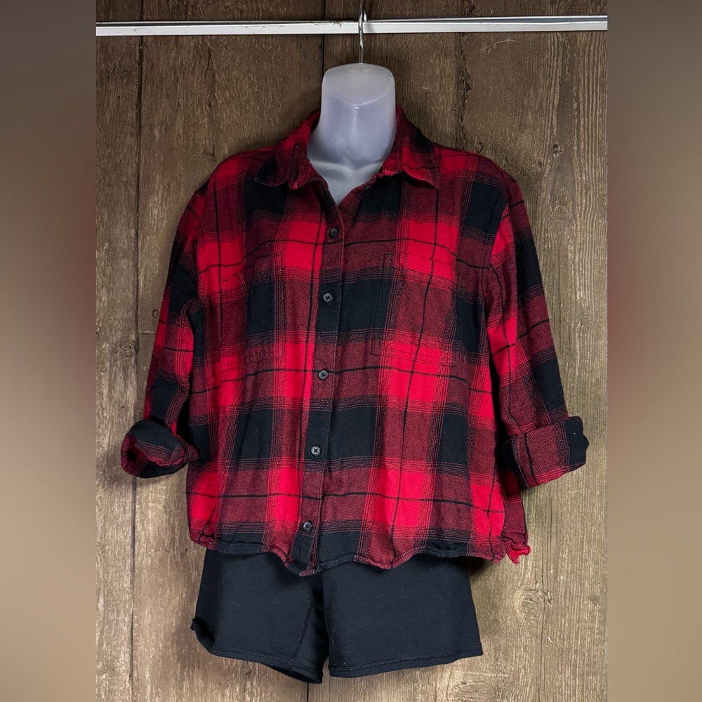 Cropped flannel